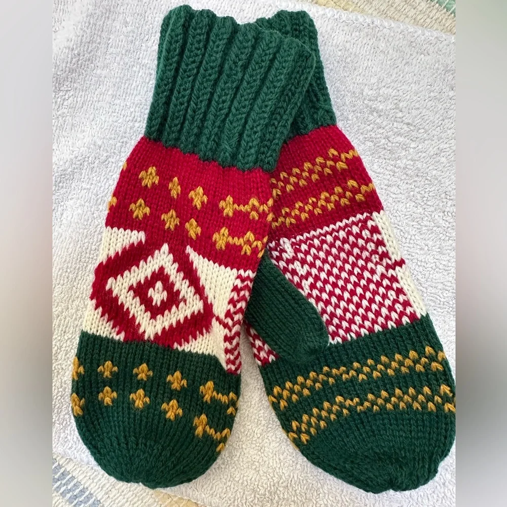 Vintage Kids Mittens